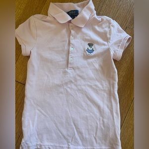 Cute Girl Pink Polo Short Sleeve
